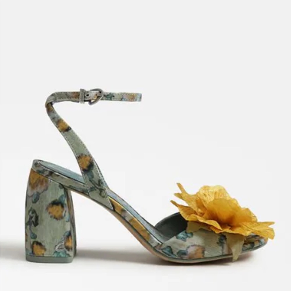 Circus by Sam Edelman Floral Heels with Yellow Flower